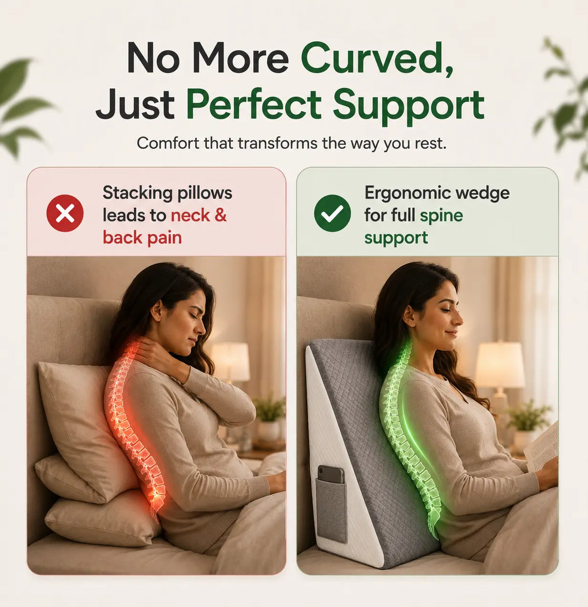 Comfie Wedge Plus Cushion